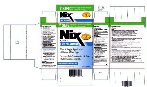 Nix Shampoo Fda Prescribing Information Side Effects And Uses