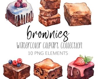 Brownies Clipart Watercolor Clipart Brownies Girl Scouts Clipart