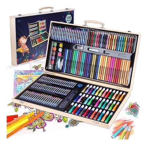 Colores Lápices Kit Dibujo 228pcs Set De Arte Profesional Meses sin