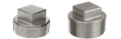 Stainless Steel Square Plug Manufacturers Forged Threaded Square Head Plug