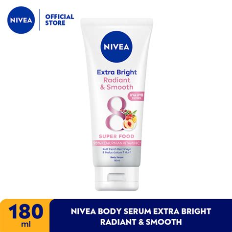 Jual NIVEA Body Serum Extra Bright Radiant Smooth UVA UVB Filter