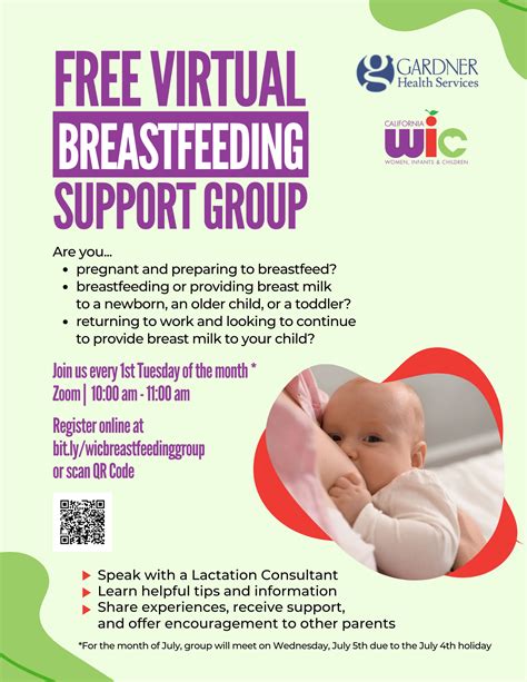 Online Monthly Breastfeeding Support Group California Breastfeeding