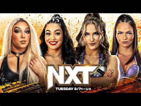 Fallon Henley Vs Roxanne Perez Vs Kiana James Vs Thea Hail WWE NXT