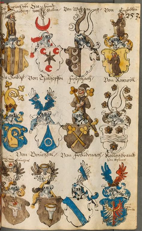 Heraldry D Vintage World Maps Munich Germany Bavaria Crests