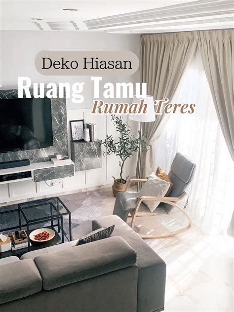 Tips Deko Hiasan Ruang Tamu Untuk Rumah Teres 🏠🏠 Galeri Disiarkan