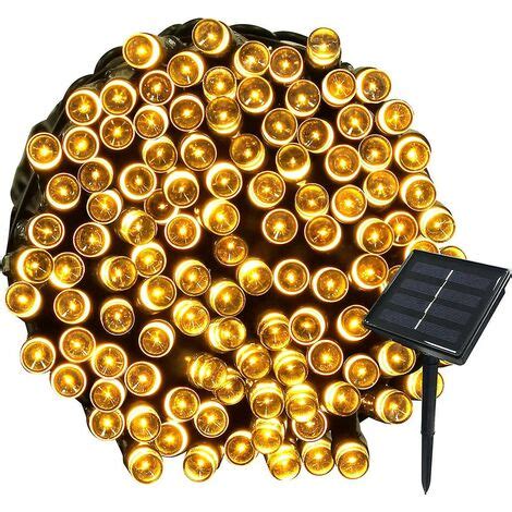 M Solar Lichterkette Leds Lichterketten Ideal F R Party