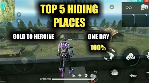 Top Hiding Places Free Fire Top Hiding Places Free Fire Freefire