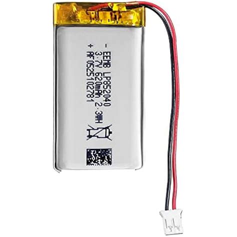 EEMB 3 7V Lipo Battery 620mAh 852040 Lithium Polymer Ion Battery