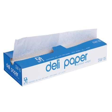 Deli Paper Wax Sheets 15in 500ct Party Value