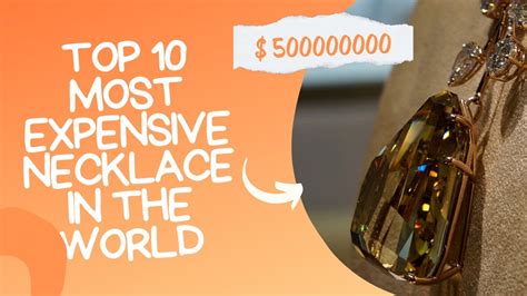 Top 10 Most Expensive Necklace In The World 💍 Top10 Youtube