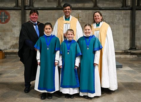 New Choristers Admitted Salisbury Cathedral