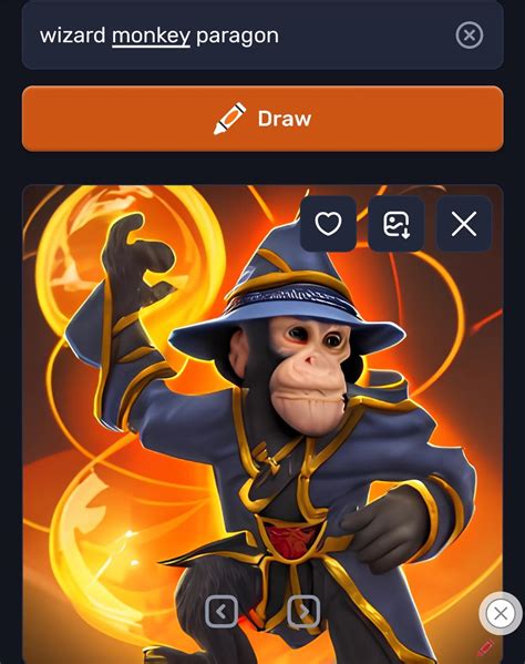 I asked an Ai to draw the Wizard monkey paragon with no btd context ...