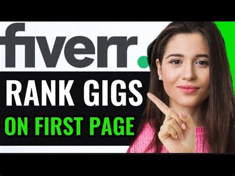 RANK FIVERR GIGS ON FIRST PAGE EASY STEP YouTube