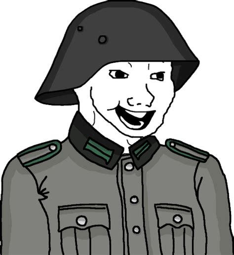 Wojak Eroican German Soldier Blank Template Imgflip