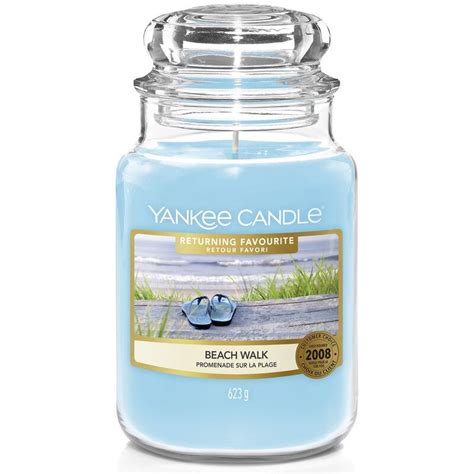 Yankee Candle G Beach Walk Housewarmer Duftkerze Gro Es Glas