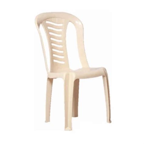 Cream Varmora Furniture Plastic Chair Without Handle Id 14119290948