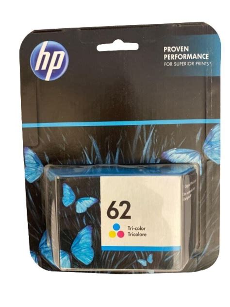 HP 62 Tri Color Original Ink Cartridge C2P06AN BB 2023 EBay