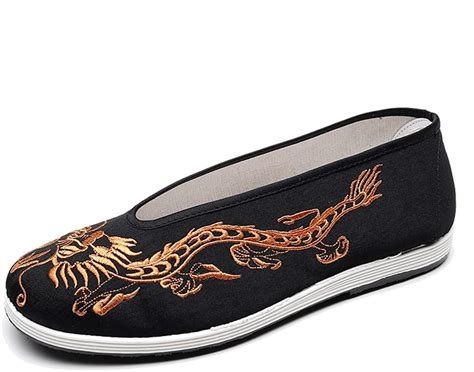 YYF Alte Peking Bestickte Schuhe Unisex Kung Fu Tai Chi Schuhe