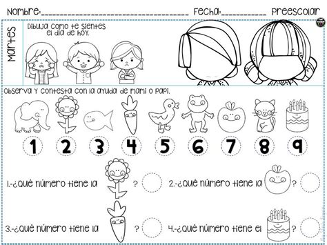 39 Trabajos Para Kinder 2 Simple Semana