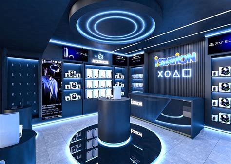 gaming store su behance retail store design store design interior