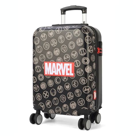 Mala De Viagem Infantil Marvel Preto Maloa Store Bolsas