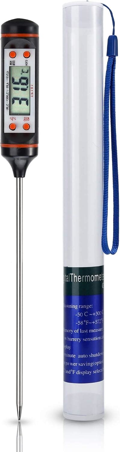 Intirilife Thermometer In SCHWARZ Elektronisches Thermometer Zum