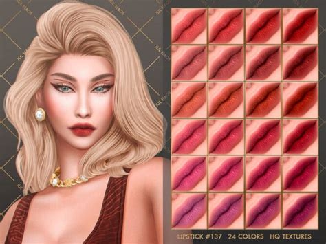 LIPSTICK 137 By JUL HAOS At TSR Sims Sims Hair Sims 4 Cc Makeup