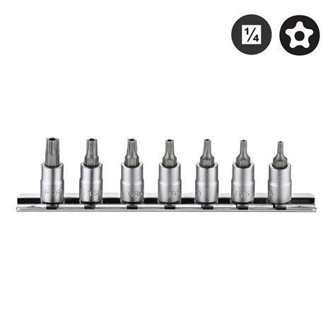 Force 20711 1 4 Nuss Satz Torx 5 Stern TS Profil 7 Tlg Kepmar Eu