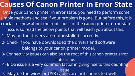 PPT How To Fix Canon Printer Error State Issue In Windows 10