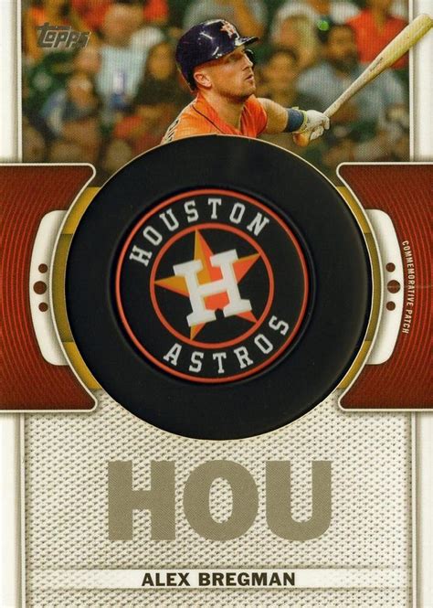 2023 Topps Team Logo Commemorative Patch TLP AB Alex Bregman