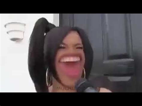 ICONIC MOMENT Cardi B Laughing HEHEHEHE ORIGINAL!!! - YouTube