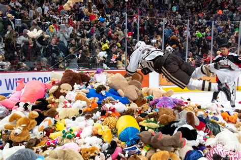 2019 Hershey Bears Teddy Bear Toss photos