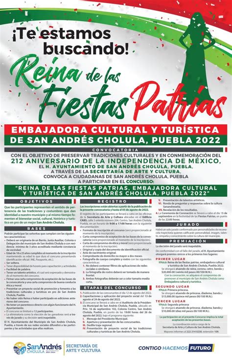 Fiestas Patrias San Andrés Cholula 2022 Ferias Y Eventos De México