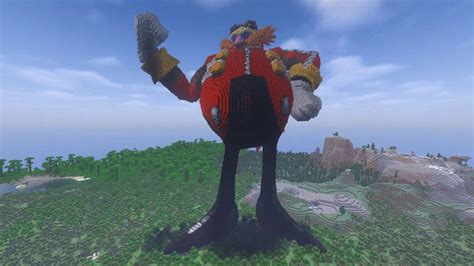 Minecraft Doctor Eggman Build Sonic Youtube