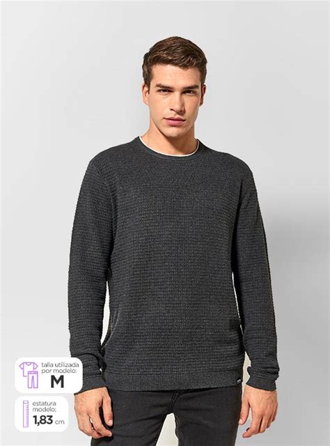 Ripley SWEATER HOMBRE INDEX CUELLO REDONDO