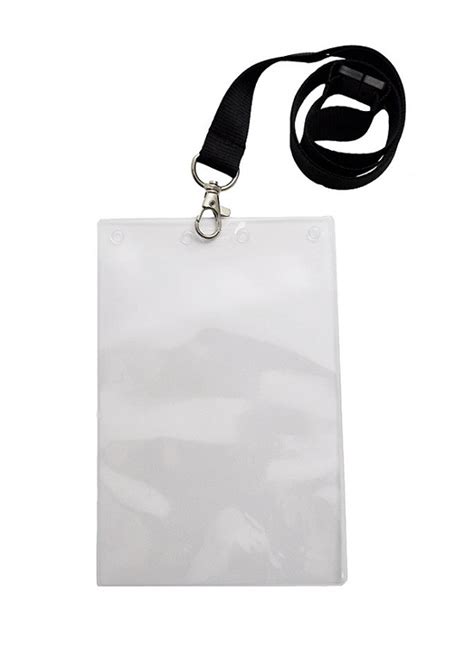 Lanyard With Plastic Pocket