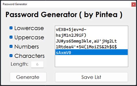 GitHub Gatix1 Password Generator A Really Simple C WinForms