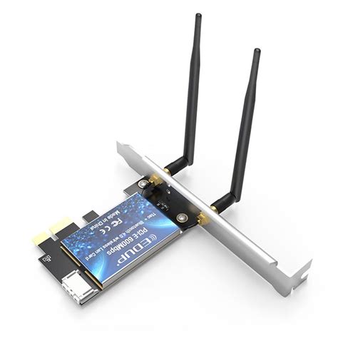 Placa Adptador Wireless É Bluetooth - Placa de rede Adaptador WiFi Bluetooth 4.0 EDUP EP-9619 600Mbps Dual ...