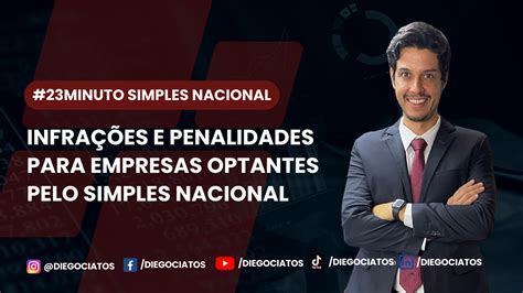 InfraÇÕes E Penalidades Para Empresas Optantes Pelo Simples Nacional