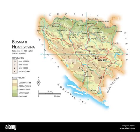 Bosnia Herzegovina Map Hi Res Stock Photography And Images Alamy