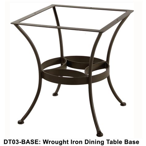 Ow Lee Standard Wrought Iron Counter Height Bistro Table Base Ct01 Base