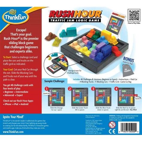 Thinkfun Logic Game Rush Hour 005000 Toys Shopgr