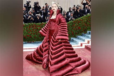 Gigi Hadid Turns Heads In Red Corset At Met Gala 2022