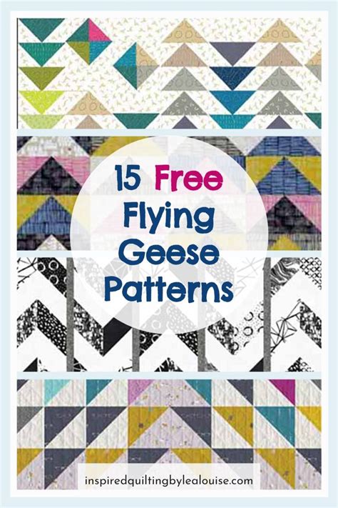 Fabulous Free Flying Geese Patterns Inspired Quilting By Lea