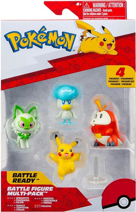 Pok Mon Pkw Battle Figure Multipack Er Pack Mit Pikachu