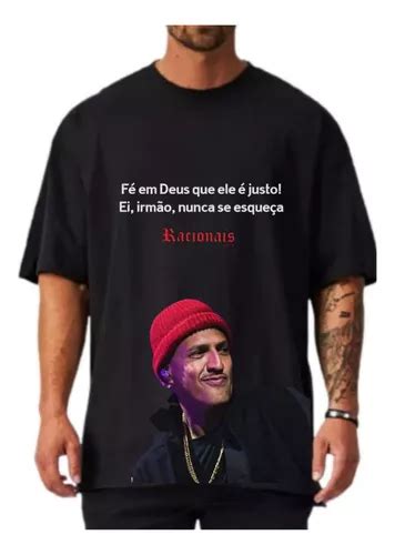 Camiseta Oversized Plussize Rap Racionais Mcs Mano Brown Mercadolivre