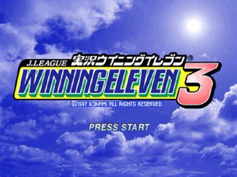 Buy J League Jikkyou Winning Eleven 3 For PS Retroplace