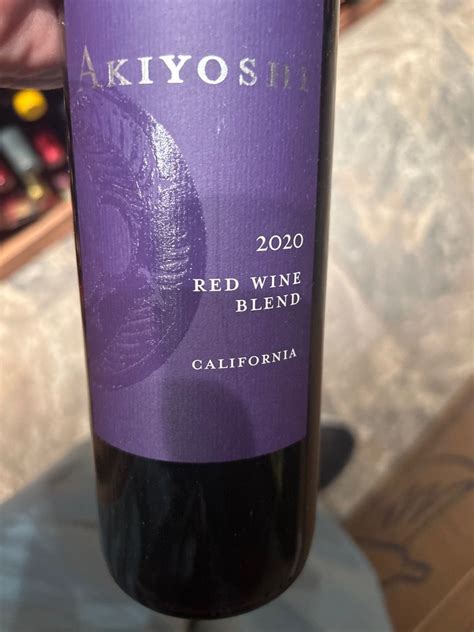 David Akiyoshi Reserve La Strada Red Blend Usa California