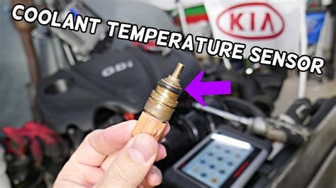 Coolant Temperature Sensor Replacement Location Removal Kia Sorento