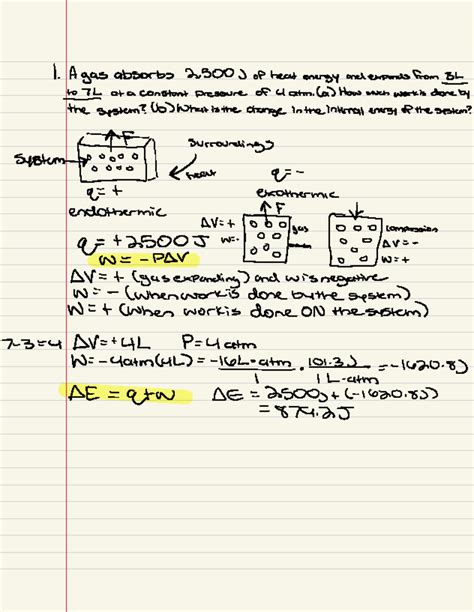 Thermochemistry 2 Organic Chemistry Tutor Based Notes A Gas